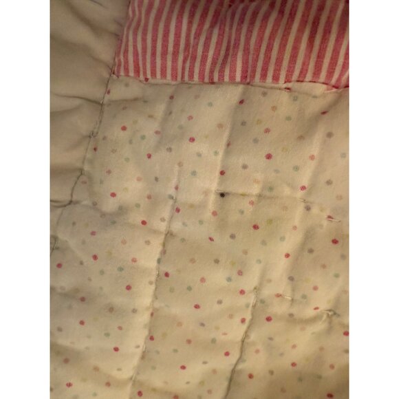 Pottery Barn Kids Quilted patchwork Cotton Square pillow padded sham 23x26 read - Picture 2 of 14